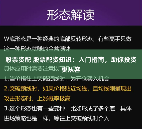 股票资配 股票配资知识：入门指南，助你投资更从容